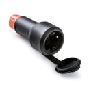 FICHA FÊMEA MÓVEL SCHUKO COM TAMPA DE BORRACHA 2P+T 16A 250 V, IP