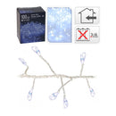 GRINALDA TIPO ESPINHO BRANCO FRIO FIXO 100 LEDS A PILHAS IP20 1,5