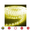 TUBO FLEXILED AMARELO 48M. 36 LEDS/M 2 VIAS MULTIFUNÇÕES IP44 EDM