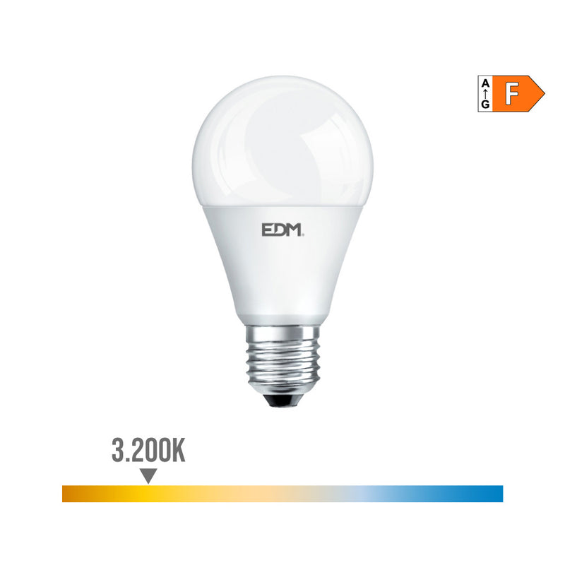 LÂMPADA STANDARD LED E27 15W 1521LM 3200K LUZ QUENTE Ø6X11CM EDM