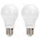 LED E27 8W A60 2PCS ( LÂMPADA GERAL )