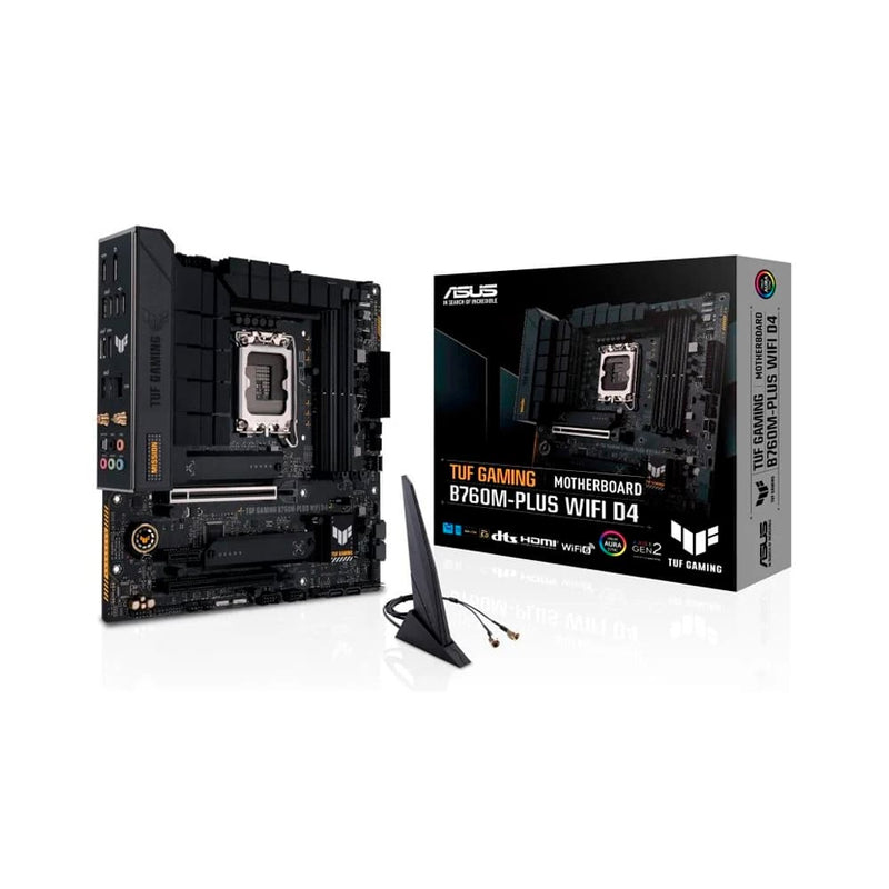 MOTHERBOARD ASUS TUF GAMING B760M-PLUS WIFI D4 - SOCKET INTEL LGA