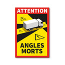 PACK 3 ADESIVOS ´´ANGLES MORTS´´ 17X25CM