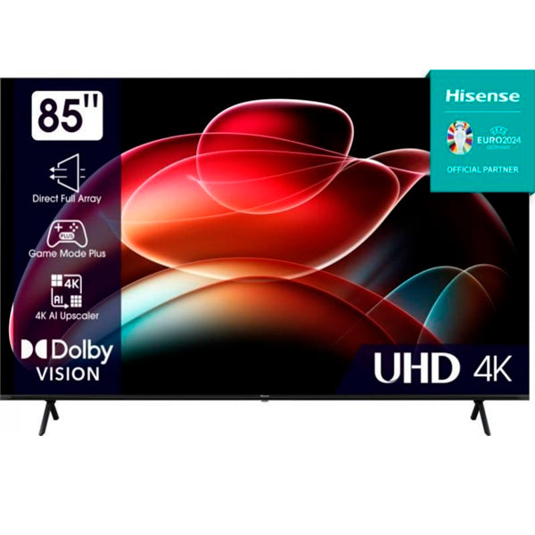 Hisense 85A6K TV 2,16 m (85") 4K Ultra HD Smart TV Wi-Fi Preto