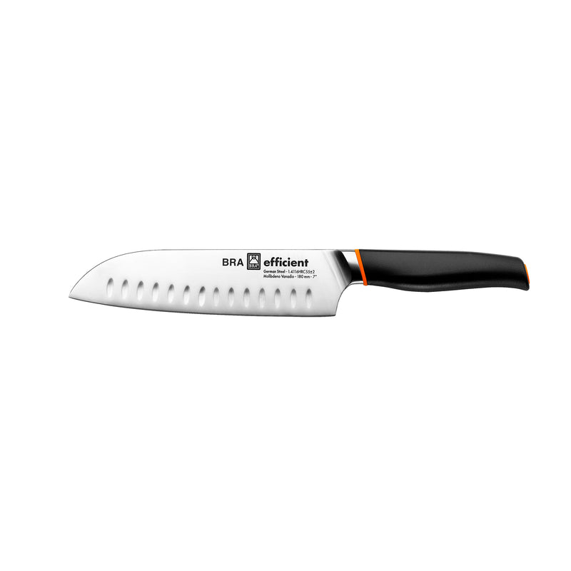 FACA SANTOKU BRA EFFICIENT A198004 LÁMINA 180MM AÇO INOX