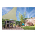 TOLDO VELA FORMA TRIANGULAR COR: AREIA 3,6X3,6X3,6M AMBIANCE