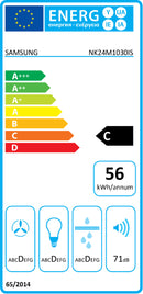 CAMP. SAMSUNG NK24M1030ISUR 60CM 392M3H 61DB