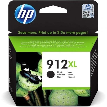 TINTEIRO HP 912XL HIGH YIELD BLACK