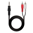 CABLE ESTÉREO NANOCABLE 10.24.0310 JACK 3.5 MACHO - 2X RCA MACHO