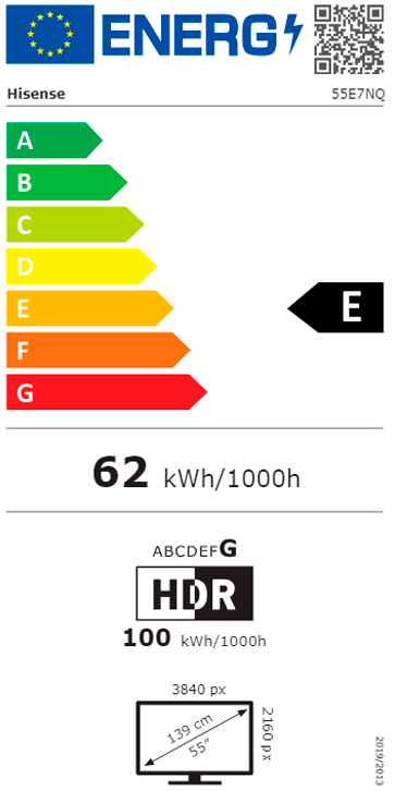 QLED HISENSE - 55E7NQ