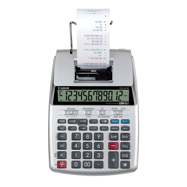 Canon P23-DTSC calculadora PC Calculadora de impressão Prateado