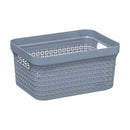 CESTO PARA ROUPA COR CINZENTO 17L 37,5X26X21,3CM