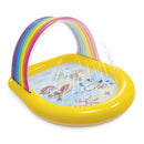 PISCINA INFANTIL, ARCO-ÍRIS COM ASPERSOR, 147 X 130 X 86 CM