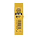 CONJUNTO DE 50 LÂMINAS CORTADORAS LB-50 PRATA 18 MM