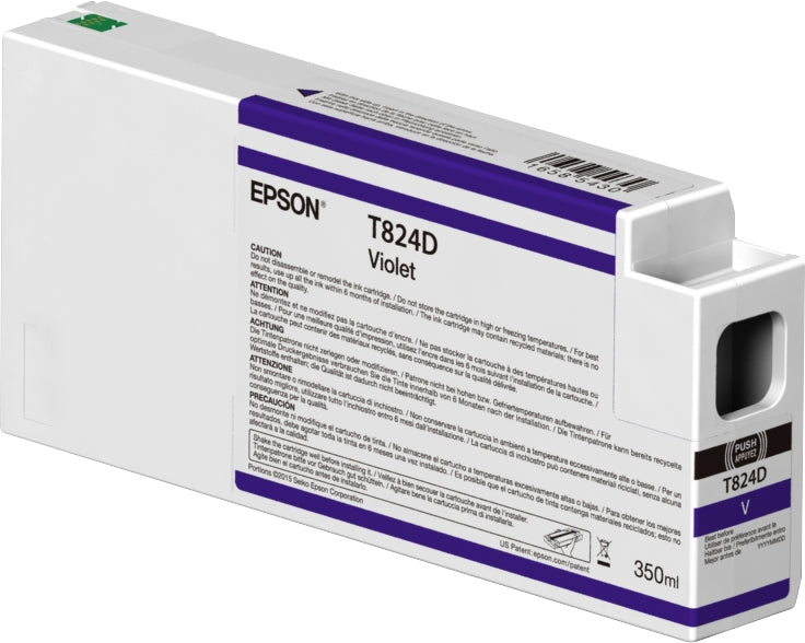 TINTEIRO ORIGINAL EPSON T824D00 350ML VIOLETA