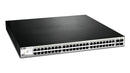 D-LINK 52-PORT GIGABIT POE+ SMART SWITCH (48P POE) INCL 4-PORT SF