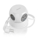 AISENS ASPS-2A2C04-W extensão elétrica 1,4 m 3 tomada(s) CA Inter