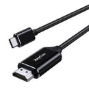 CABO RAYCUE USB-C PARA HDMI 2.1 4K60HZ, 2 M (PRETO)