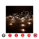 CORTINA ICICLE EASY-CONNECT 12 TIRAS 40 LEDS BRANCO QUENTE 30V TO