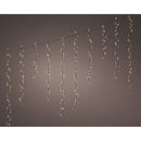 CORTINA LED INTERMITENTE, 256 LEDS, 375X60CM, BRANCO QUENTE. LUMI