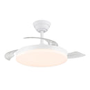 VENTILADOR DE TETO, LED 3 CCT, PÁS RETRÁTEIS 48 W, 5280 LM, BRANC