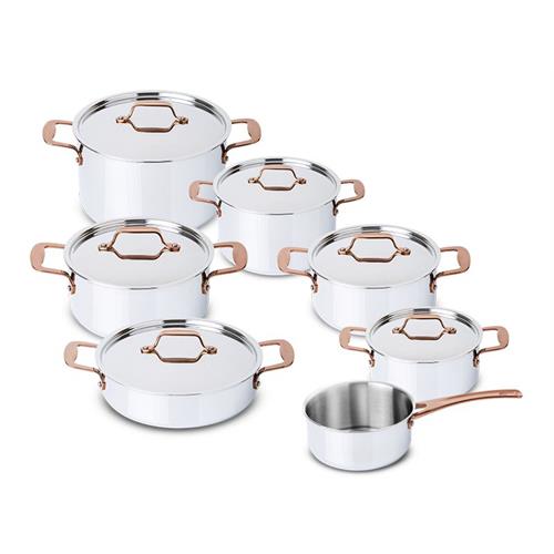 TREM DE COZINHA SILAMPOS SUPREMEESSENCE 7 PEÇAS ( INOX POLIDO  -