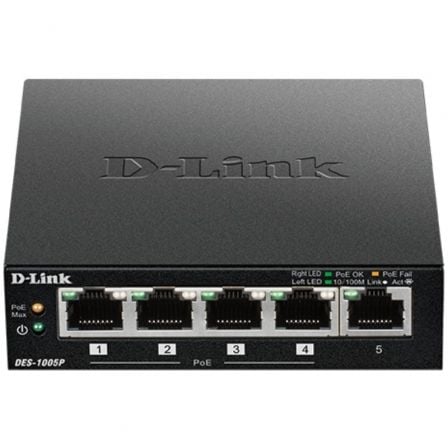 D-Link DES-1005P/E switch de rede Não-gerido L2 Fast Ethernet (10