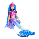 BARBIE - SEREIA POWER CABELO AZUL C/ MASCOTE HHG52