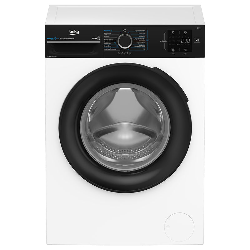 MÁQUINA DE LAVAR ROUPA BEKO BM3WFSU39413 9K 1400RPM ENERGYSPIN