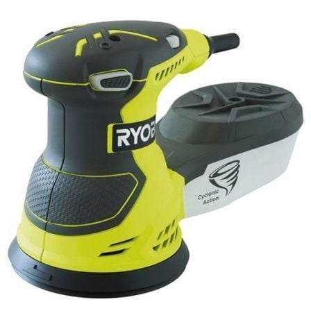 LIJADORA EXCÉNTRICA RYOBI ROS300 300W INCLUYE 5 LIJAS