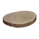 BASE DECORATIVA TRONCO DE MADEIRA Ø34X4CM