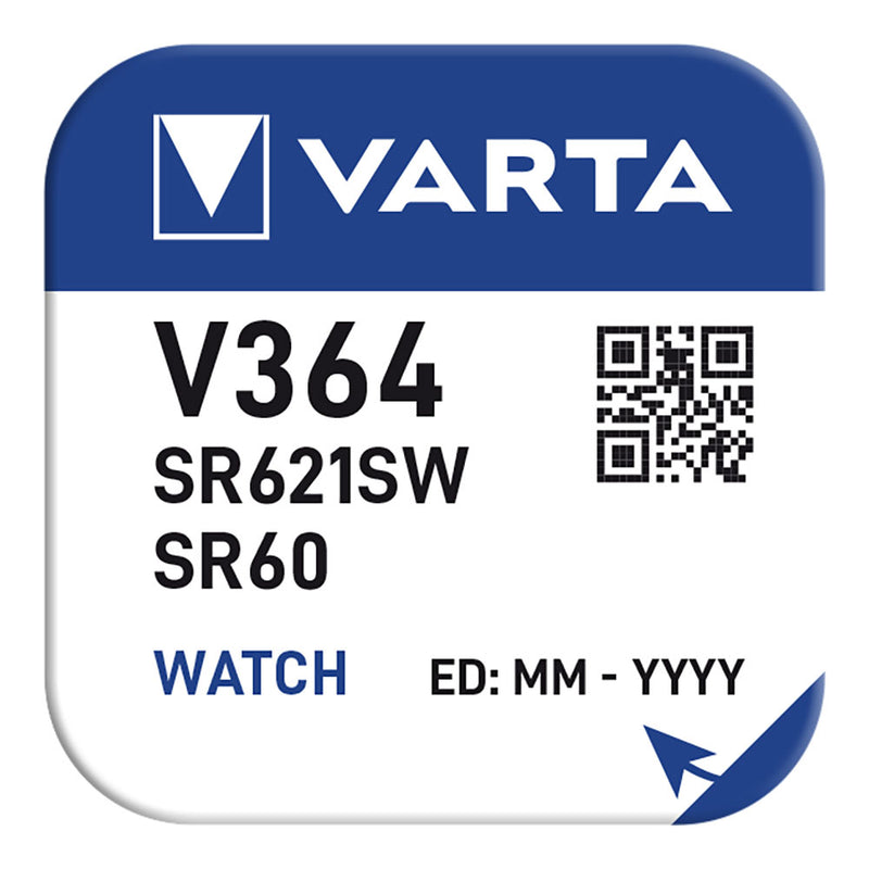 Varta v 364 Bateria descartável Alcalino