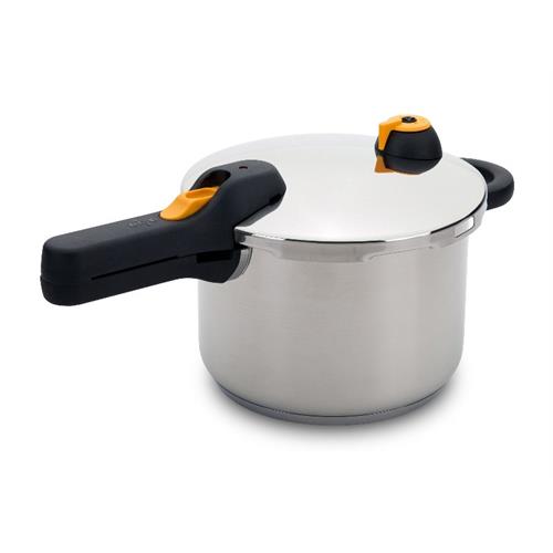 Teka 890263 panela de pressão 6 l Preto, Aço inoxidável