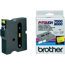 Brother TX-641 etiquetadora Preto sobre amarelo