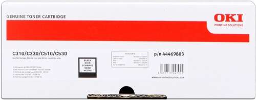 TONER OKI C310/C330/C510/C530/MC3X1/MC561-BLACK 3,5K PAG