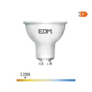 LÂMPADA DICROICA LED GU10 7W 550LM 3200K LUZ QUENTE 45° Ø5X5,5CM