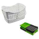 CESTA RÍGIDA COM 24 CLIPS 19 X 14,5 X 11 CM