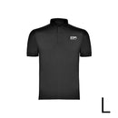 *MERCHANDISING* POLO PRETO TAMANHO-L MANGA CURTA BORDADO EDM