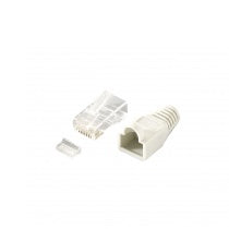 Equip 121175 conector RJ-45 Transparente, Branco