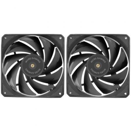 PACK 2 VENTILADORES MARS GAMING MF-NCLX2 12CM