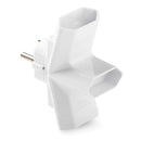 CONECTOR BIPOLAR TRIPLO DE 10 A 250 V COM PINOS DE 4,8 MM