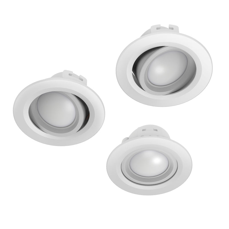 LUZ WIFI LED HAMA SPOTLIGHT, SET OF 3, WHITE, 350LM, 5W - KIT 3 U