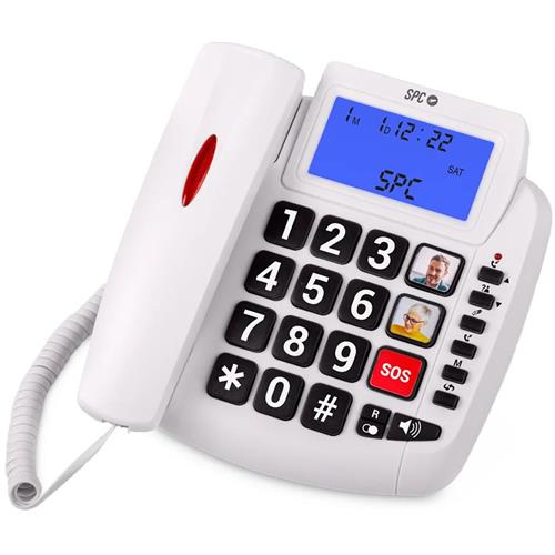 TELEFONE FIXO SPC COMFORT VOLUME 2 BRANCO