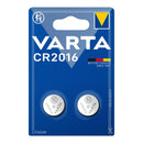 MICRO PILHA BOTÃO LITHIUM CR2016 3V VARTA (BLÍSTER 2 UNID.) Ø20,0