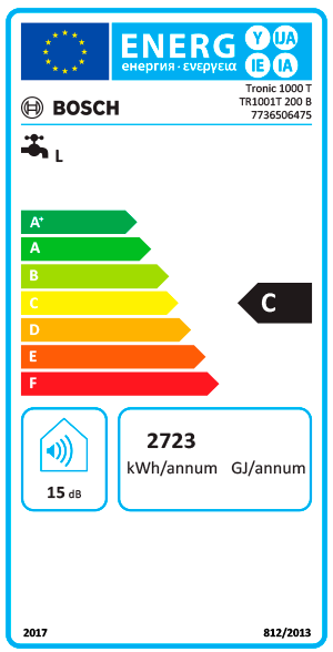 TERMOACUMULADOR BOSCH  TR1001T 200B