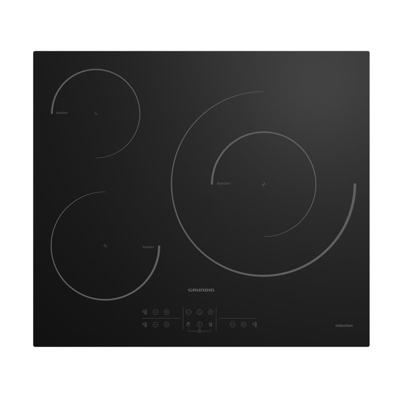 Grundig GIEI 613323 MN placa Preto Embutido 60 cm Placa com zona