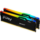 MEMÓRIA RAM DDR5 KINGSTON FURY BEAST RGB EXPO 6000MTS 32GB (2X16G