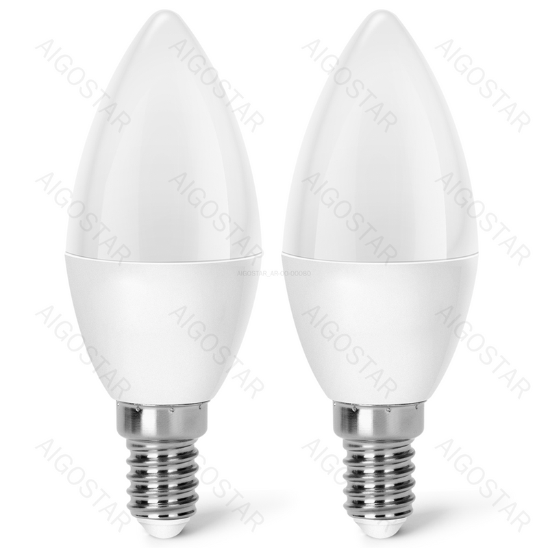 LED E14 4W. C37 2PCS