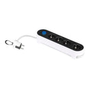 BASE MÚLTIPLA, 4 TOMADAS, SCHUKO 2P+T, 16 A 250 V~, 1,4 M CABO, C