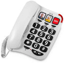 TELEFONE FIXO SPC COMFORT NUMBERS 2( 554 GR - BRANCO  - 21 X 15,5